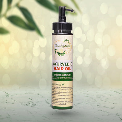 Ayurvedic Hair Oil With Argan Oil Blend - Pure Ayurveda